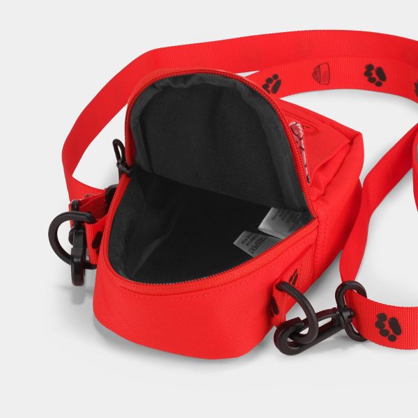 Snoopy 35mm Camera Bag Durable Red Textile Crossbody Strap-2