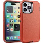 Entronix iPhone 14 Pro Max Case Red Protective Armor Design-0