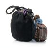 Neoprene Lens Pouch Black Purple Waterproof Camera Bag-6