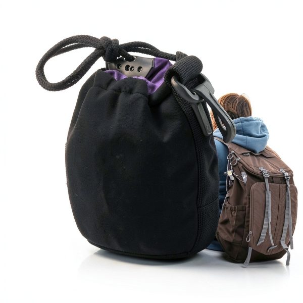 Neoprene Lens Pouch Black Purple Waterproof Camera Bag-6