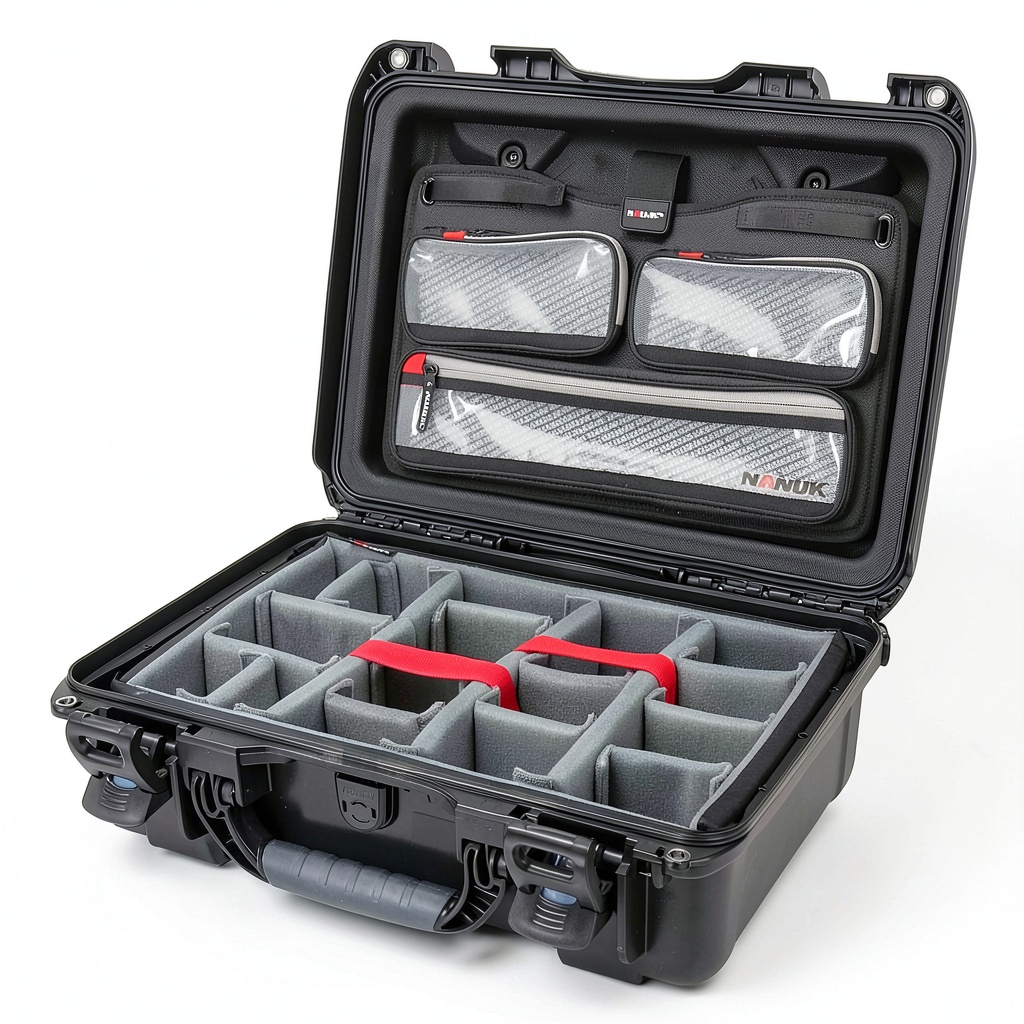 NANUK 925 Pro Photo Case with organized camera gear
