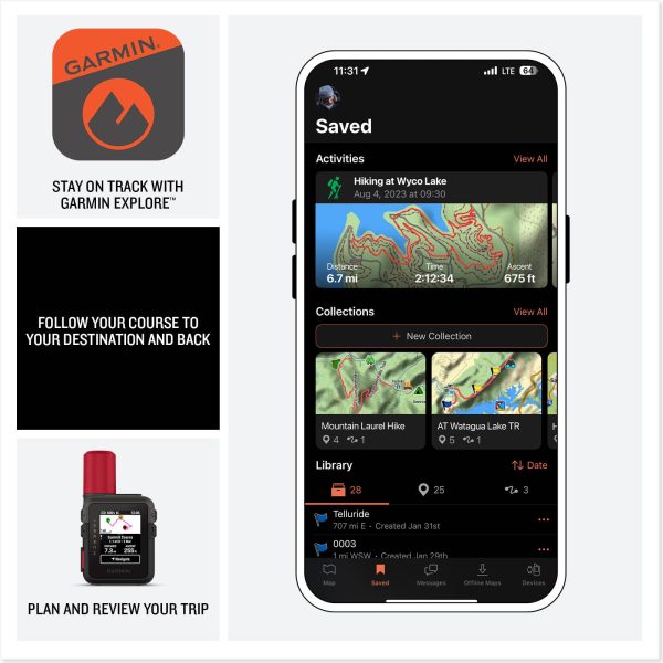Garmin inReach Mini 3 Plus Satellite Communicator GPS-4