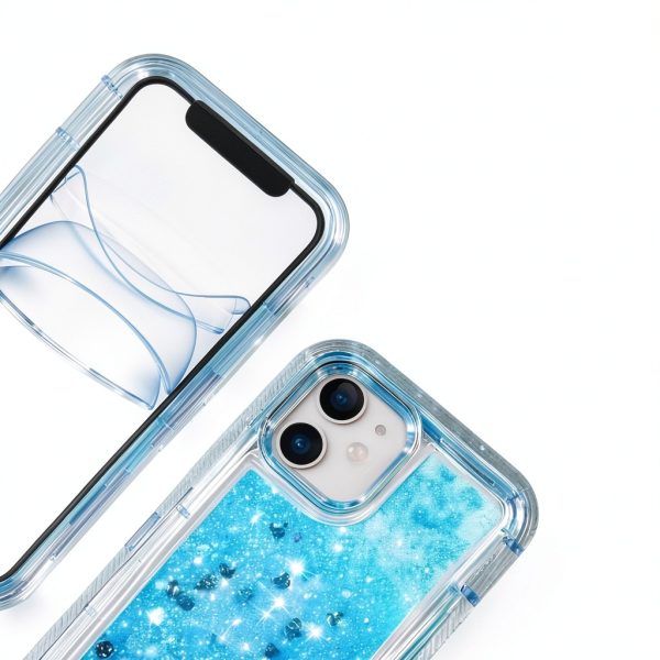 Entronix iPhone 15 Pro Case Glitter Protection Wireless-3
