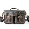 Faust Leather Camera Bag Full Grain Leather Handcrafted DSLR-6