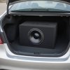 Q Power QBOMB12VLSQ 12 Inch Ported Speaker Box MDF-5