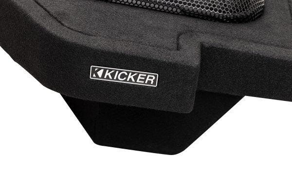 KICKER L7T Dual 10 Subwoofer Enclosure for RAM Crew Cab-11