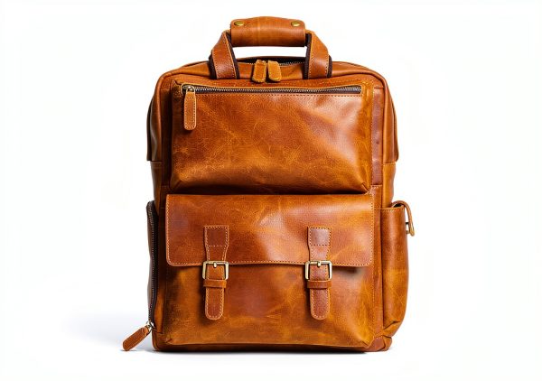 MANN Bag Leather Camera Backpack Quick Access Compartment-3