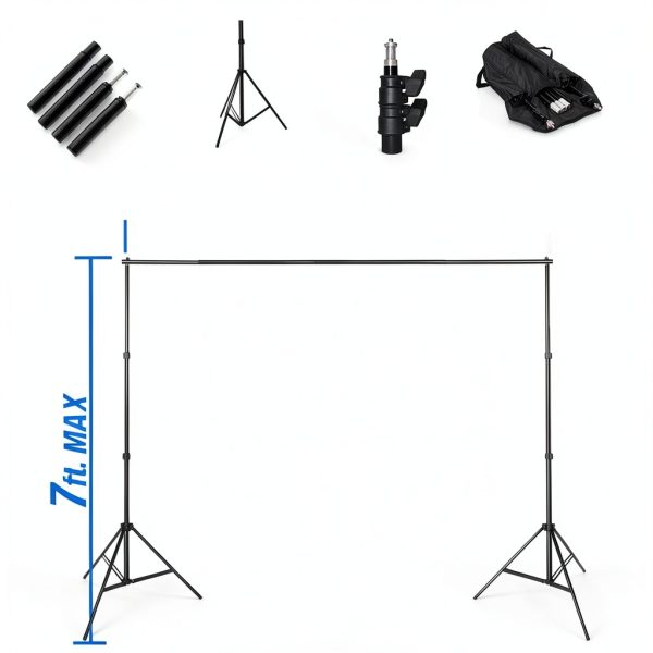 Kshioe 135W Photography Light Kit Studio Umbrellas Stands-4