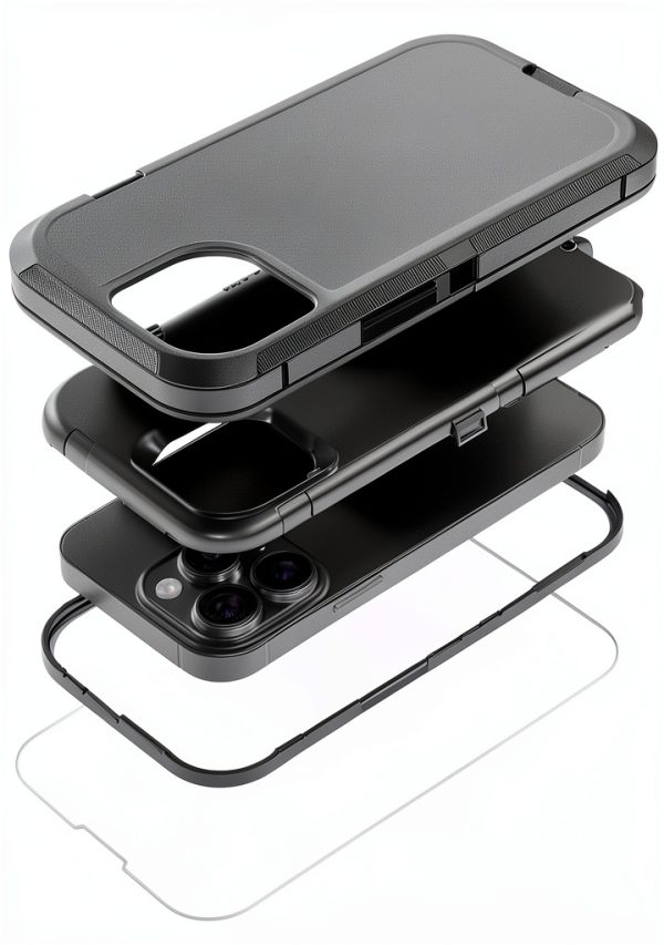 Entronix iPhone 16 Pro Max Case Heavy Duty Protection Bundle-2