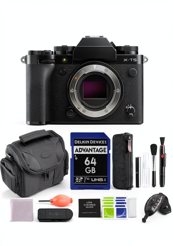 Fujifilm X-T5 Mirrorless Camera Bundle 40MP IBIS 6.2K-0