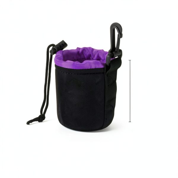 Neoprene Lens Pouch Black Purple Waterproof Camera Bag-1