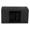 Q Power QBOMB12VLSQ 12 Inch Ported Speaker Box MDF-6