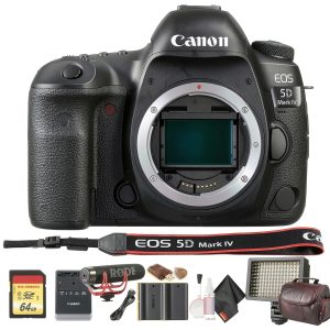 Canon EOS 5D Mark IV DSLR Camera Bundle 4K Video 30MP Sensor-0
