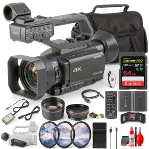Sony PXW Z90V 4K HDR Camcorder Bundle Professional Video-0