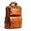 MANN Bag Leather Camera Backpack Quick Access Compartment-1