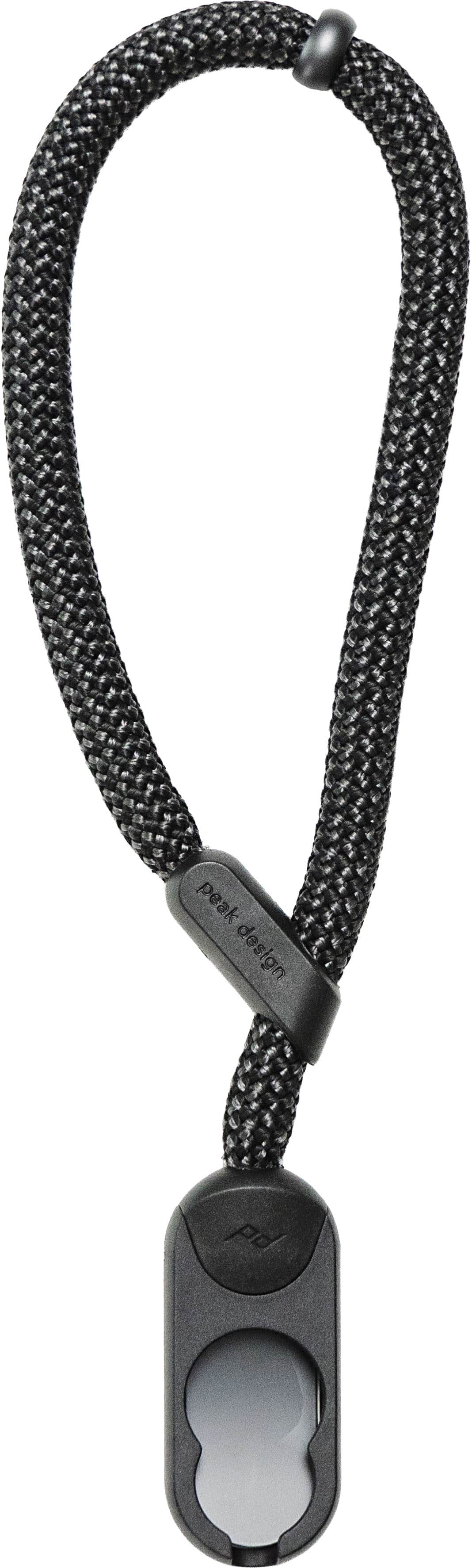 Peak Design Cuff Strap attached to a camera showing the adjustable loop