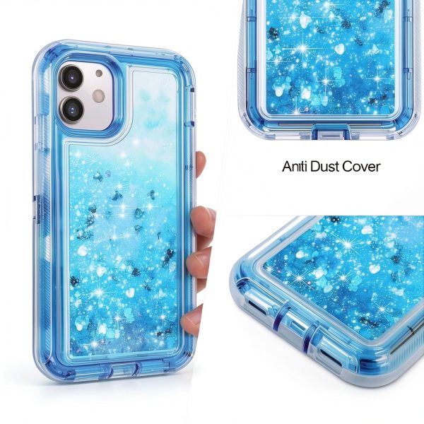 Entronix iPhone 15 Pro Glitter Case Heavy Duty Protection-2