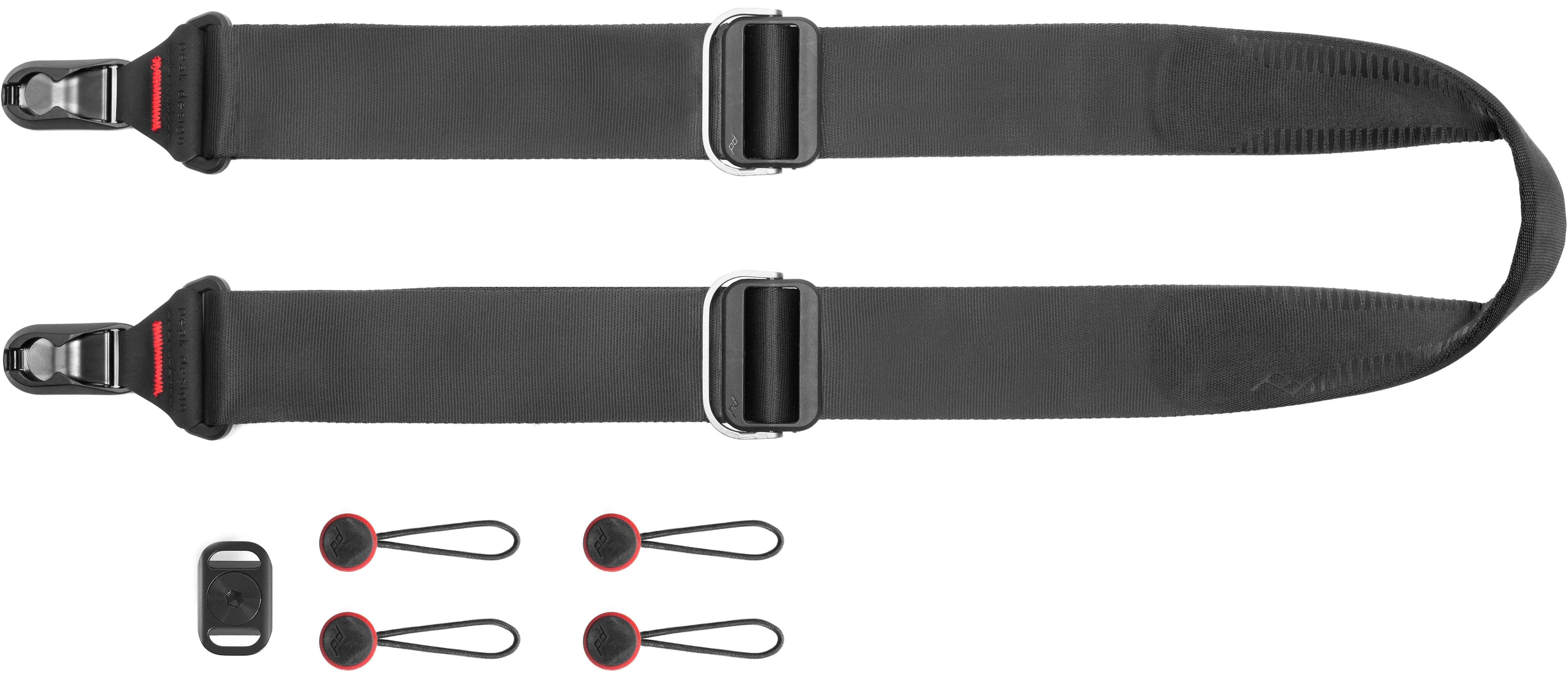 Peak Design Slide camera strap in use on a DSLR camera