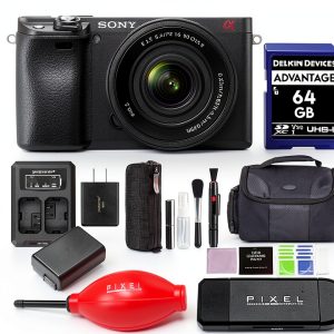 Sony a6400 Mirrorless Camera Bundle Fast AF 11fps-0