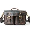 Faust Leather Camera Bag Full Grain Leather Handcrafted DSLR-6