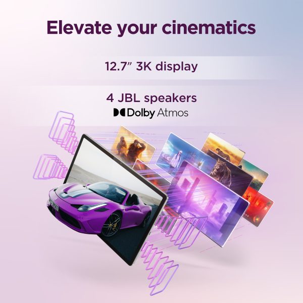 Lenovo Idea Tab Pro 12.7 3K Tablet 8GB RAM 256GB UFS-6