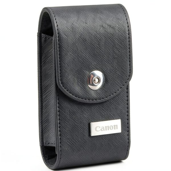 Canon Leather Camera Case PowerShot SX740 Black Magnetic-0