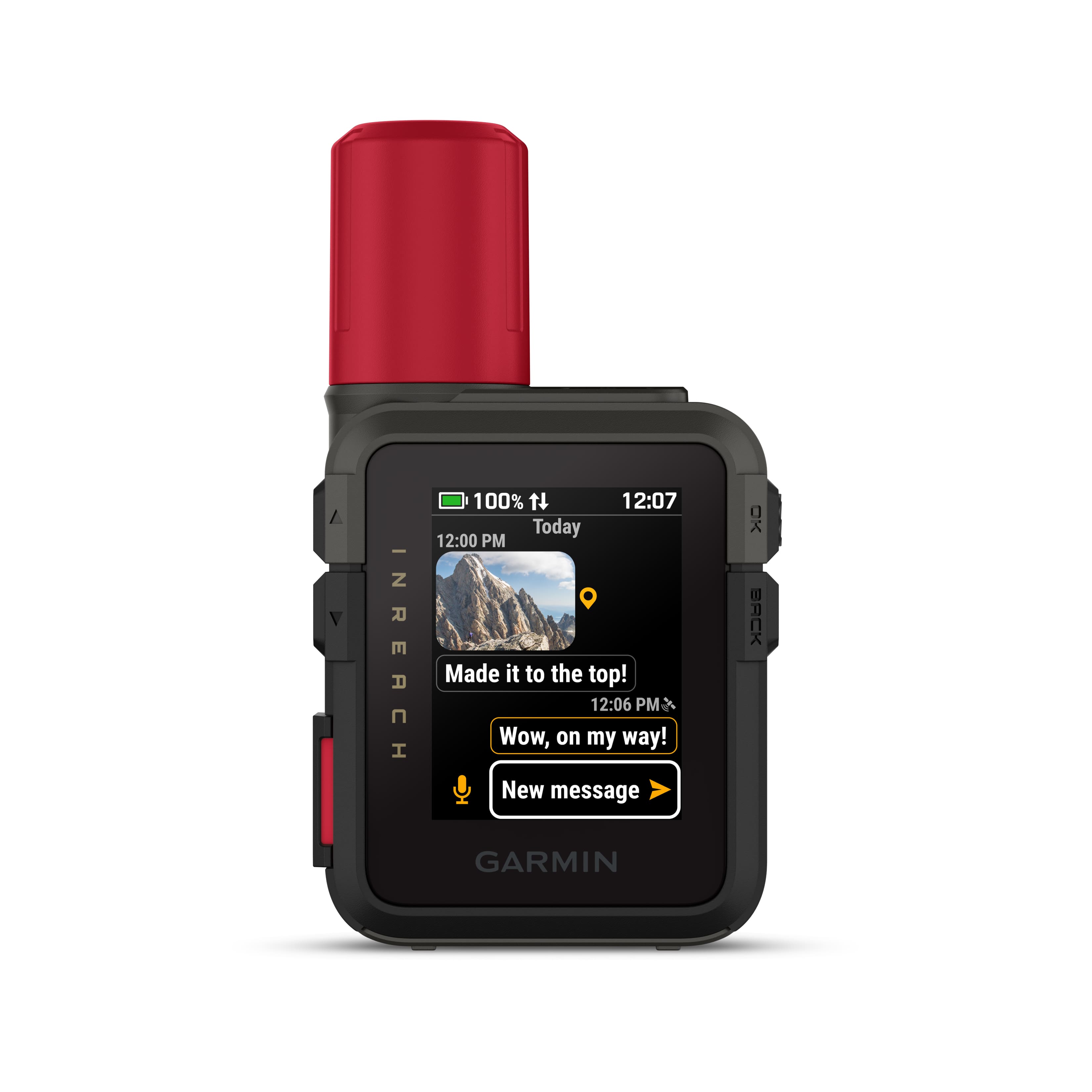 Garmin inReach Mini 3 Plus showing display and compact design