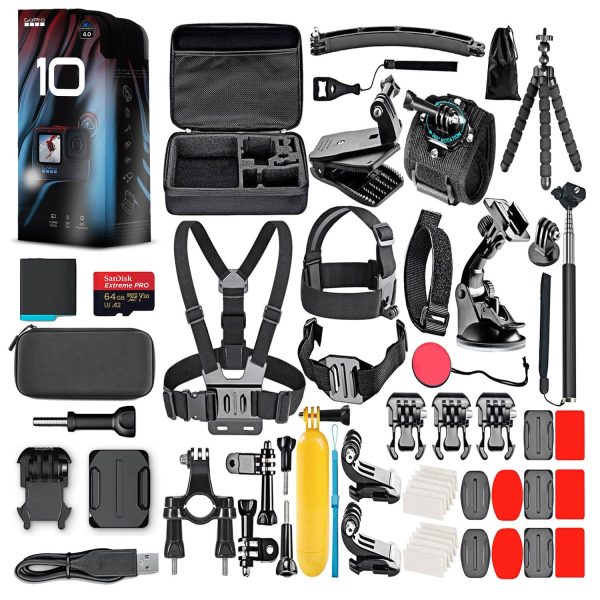 GoPro HERO10 Waterproof Action Camera 5.3K Video Bundle-0