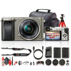 Sony a6400 Mirrorless Camera Bundle 4K Video Fast AF-0
