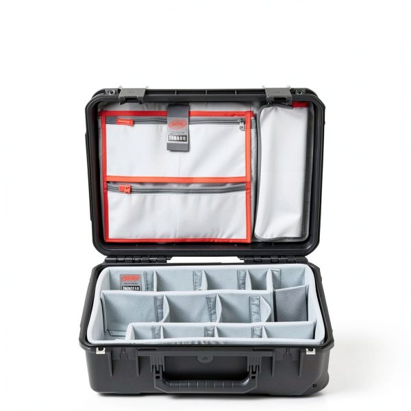 SKB iSeries Watertight Photo Case with Wheels Dividers-5