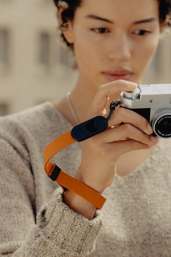 Cuff Leather Camera Wrist Strap Premium Full Grain Leather-5