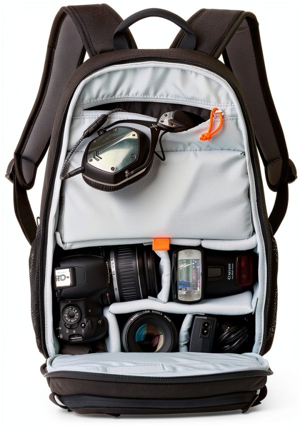 Lowepro Tahoe Gray DSLR Backpack Camera Accessory Organizer-6
