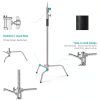 Neewer Adjustable C Stand Light Stand Boom Arm Photography-1