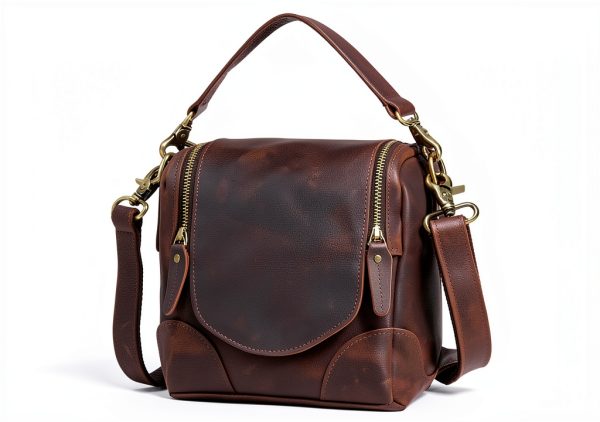 Calista Small Leather Camera Bag Full Grain Leather DSLR-3