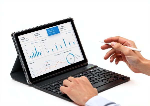 Kimlok 10 Inch Android Tablet with Keyboard AI Productivity-11