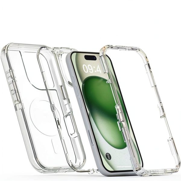 Apple iPhone 17e Case Clear Glitter MagSafe Compatible-2