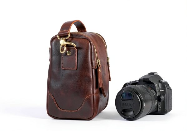 Calista Small Leather Camera Bag Full Grain Leather DSLR-9