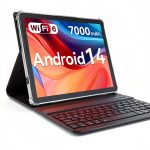 Qukenk Android 14 Tablet Octa Core 64GB Keyboard Included-0