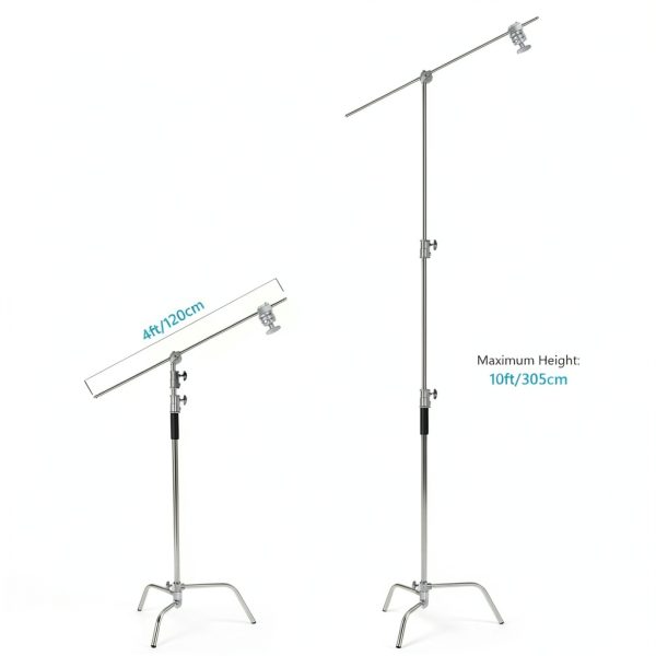 Neewer Adjustable C Stand Light Stand Boom Arm Photography-3