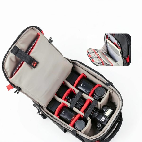 Neewer Rolling Camera Backpack Trolley Case Anti Shock-1