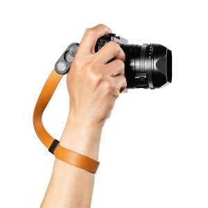 Cuff Leather Camera Wrist Strap Premium Full Grain Leather-0