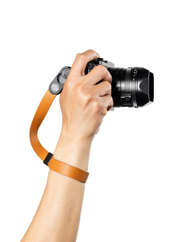 Cuff Leather Camera Wrist Strap Premium Full Grain Leather-0