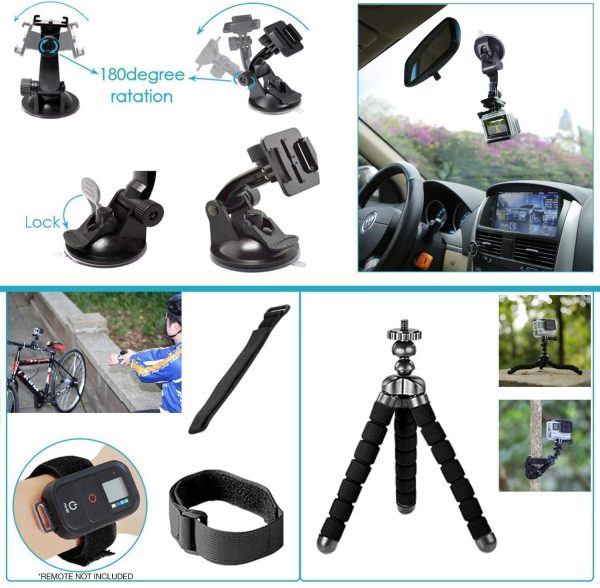 GoPro MAX 360 Action Camera Waterproof Bundle Accessory Kit-5