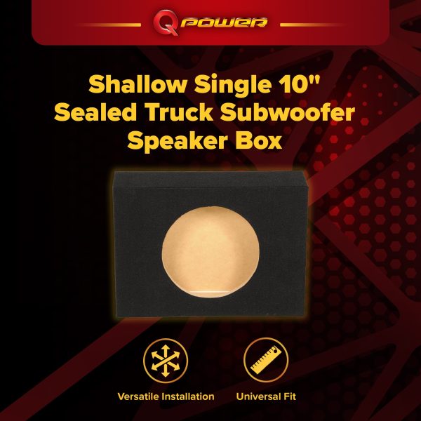 QPower 15 Inch Side Vented Kicker L7 Subwoofer Box-1