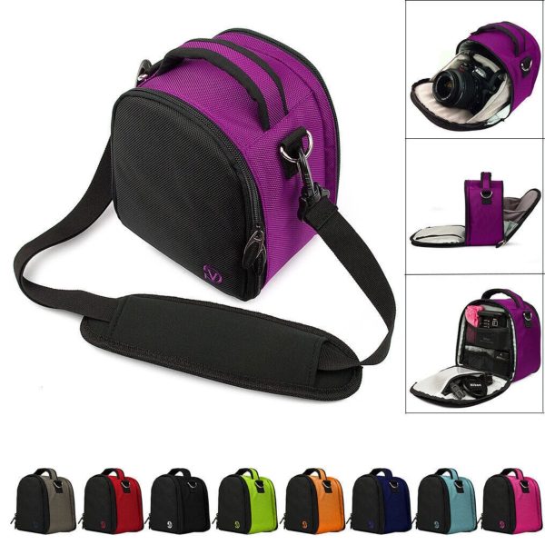 DSLR Camera Shoulder Bag Water Resistant Nylon Padded-5