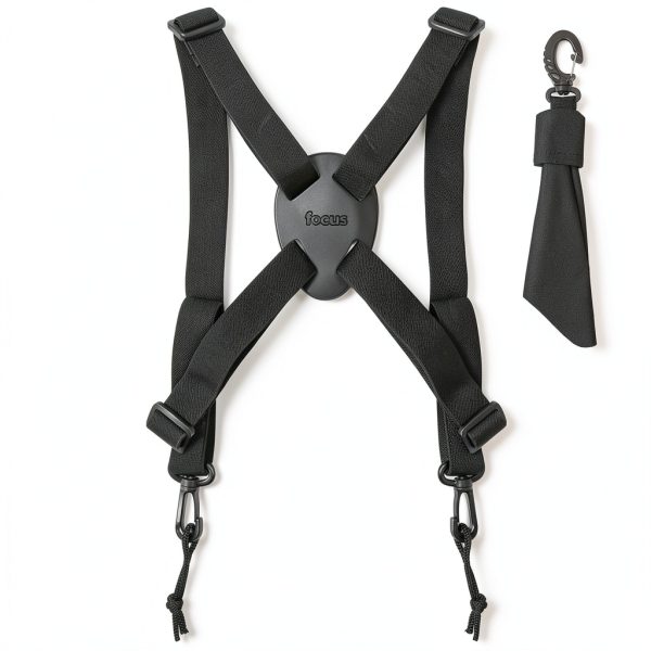 Leather Binocular Harness Adjustable Strains Outdoor Gear-3