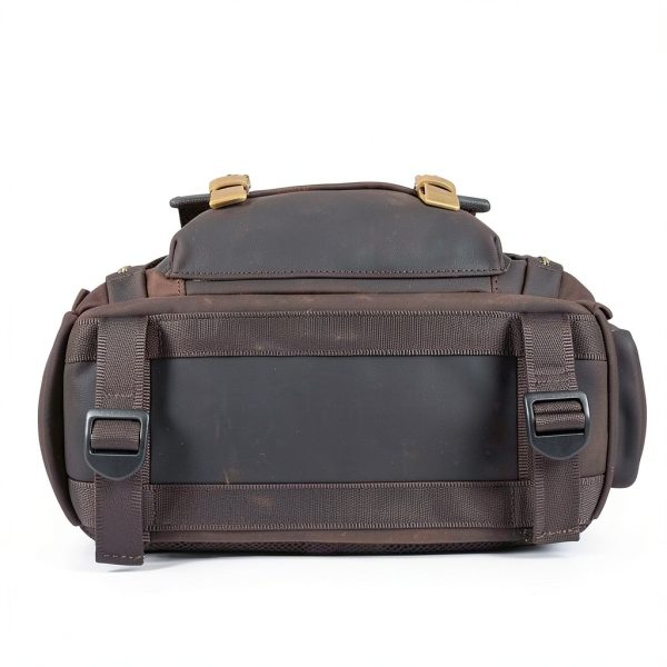 Gaetano Large Leather Backpack Camera Bag Photographers-12