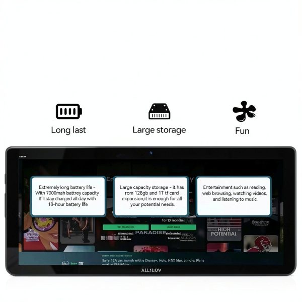 Kimlok 10 Inch Android Tablet with Keyboard AI Productivity-2