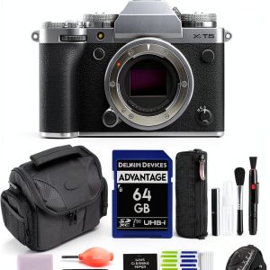 Fujifilm X T5 Mirrorless Camera Bundle 40MP IBIS 6.2K Video-0
