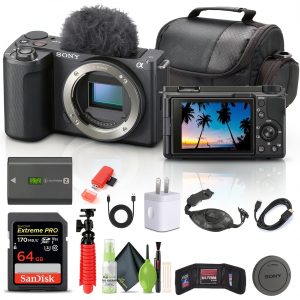 Sony ZV-E10 II Mirrorless Camera Bundle 26MP 4K Vlogging-0